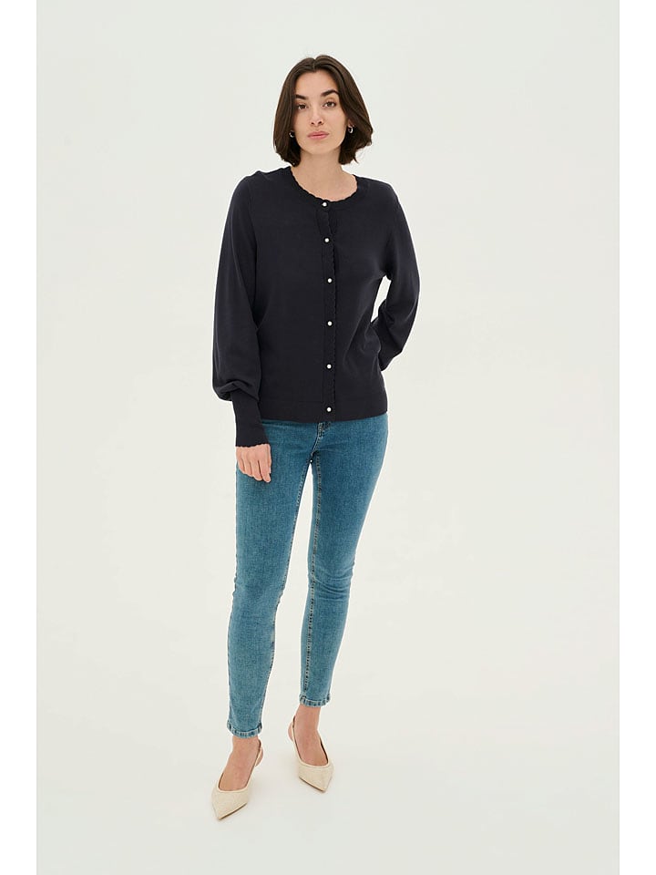 CULTURE Kardigan w kolorze granatowym rozmiar: XL