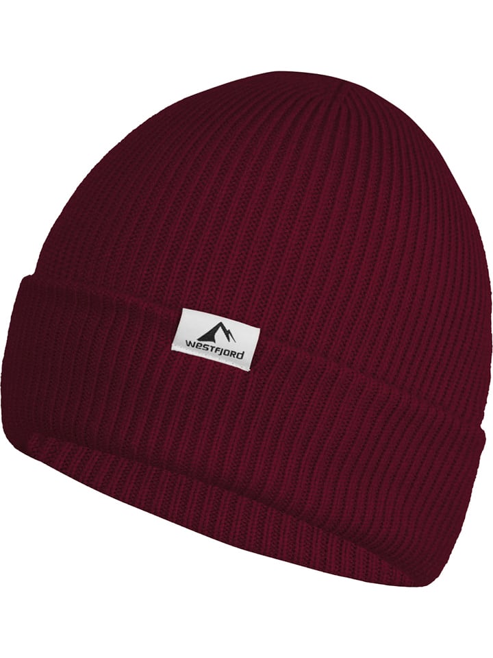 Westfjord Czapka "Askja" w kolorze bordowym rozmiar: onesize
