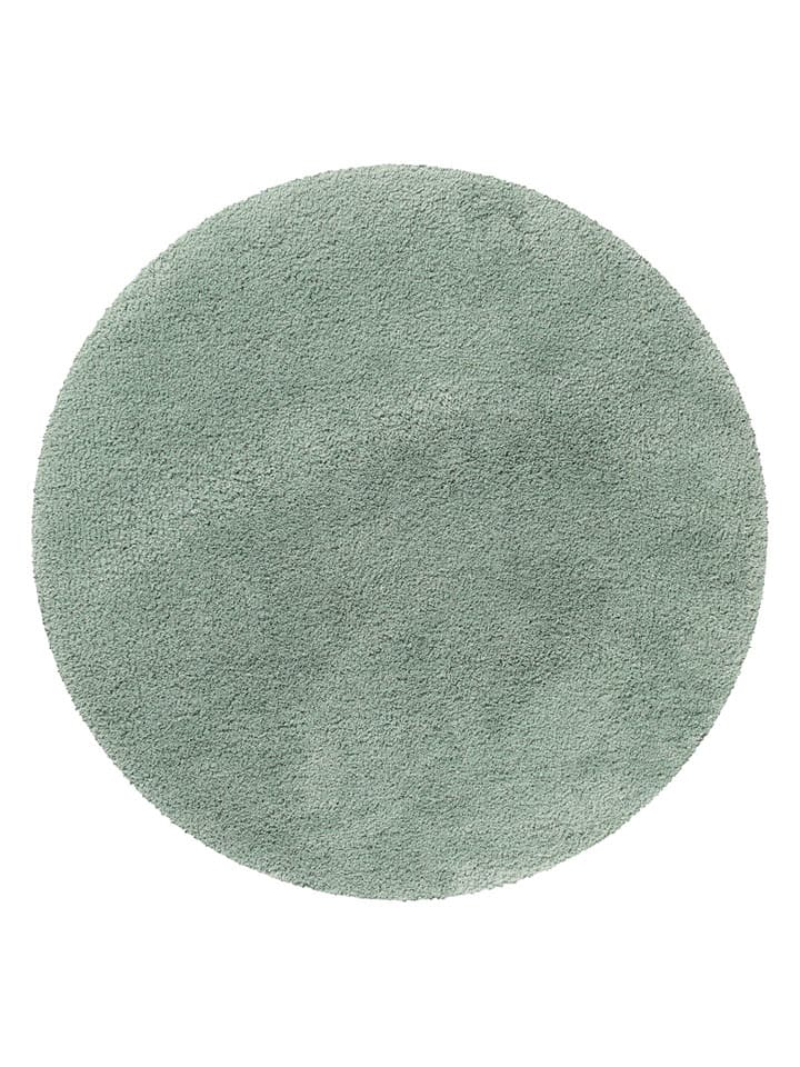 Homie Living Dywanik łazienkowy "Porto Azzurro" w kolorze zielonym rozmiar: 90 cm