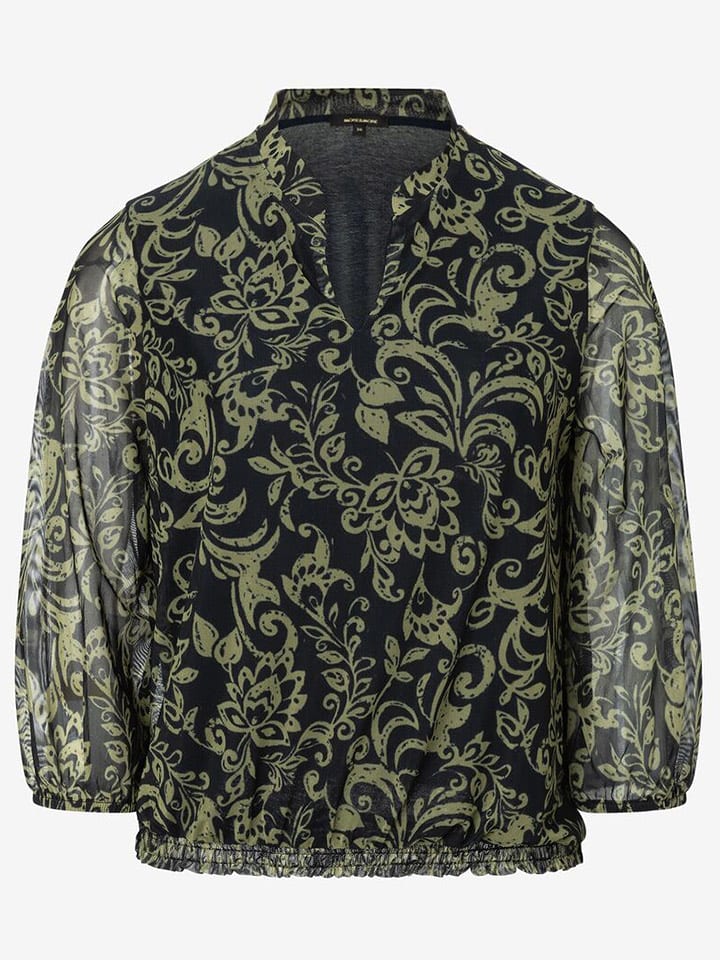 More & More Bluzka w kolorze czarno-zielonym rozmiar: 46