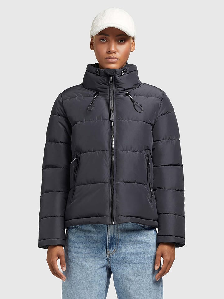 Khujo Kurtka pikowana "Tuba 3" w kolorze antracytowym rozmiar: XL