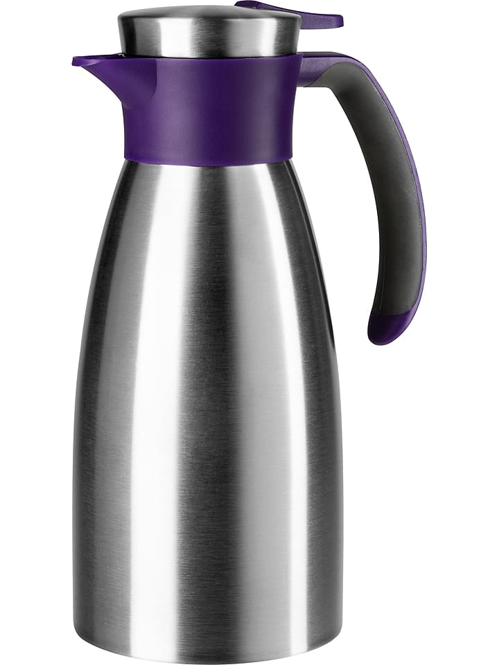 Emsa Termos "Soft Grip" w kolorze fioletowym - 1 l rozmiar: 1,5l