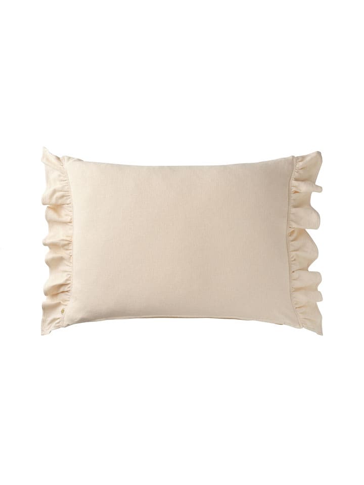 Ellos Home Poszewka "Elly" w kolorze kremowym na poduszkę rozmiar: 60x80 cm