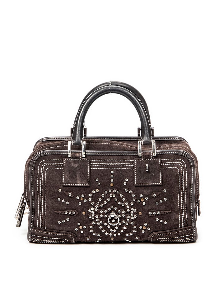 Loewe Skórzana torebka w kolorze brązowym - 29 x 16 x 13 cm rozmiar: onesize