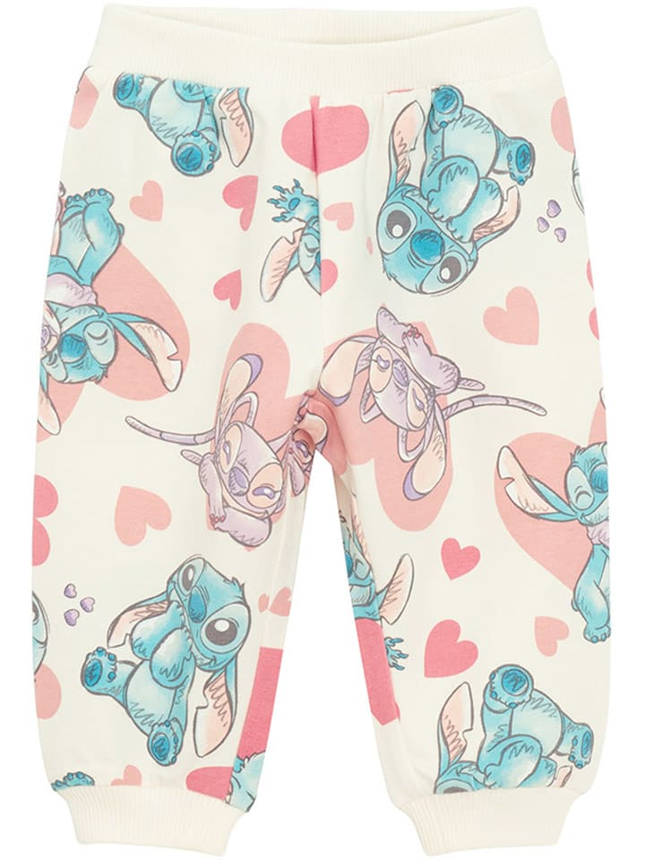 COOL CLUB Spodnie dresowe w kolorze kremowym rozmiar: 86