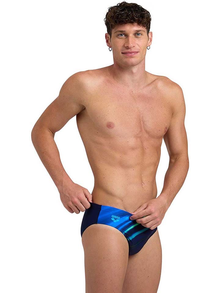 Arena Kąpielówki "Shading" w kolorze granatowym rozmiar: 8