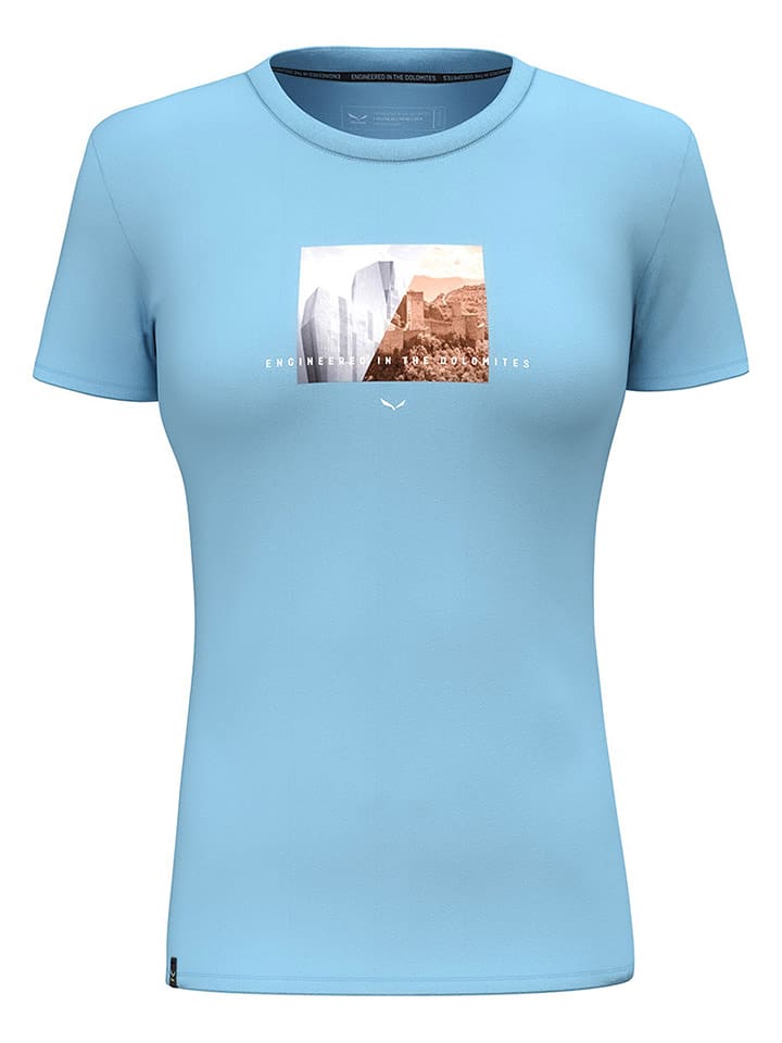 Salewa Koszulka funkcyjna w kolorze błękitnym rozmiar: 42