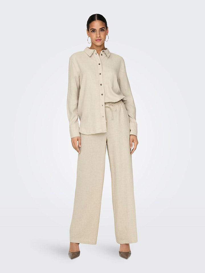 JDY Koszula w kolorze beżowym rozmiar: M