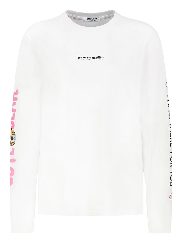 Sublevel Koszulka w kolorze białym rozmiar: S