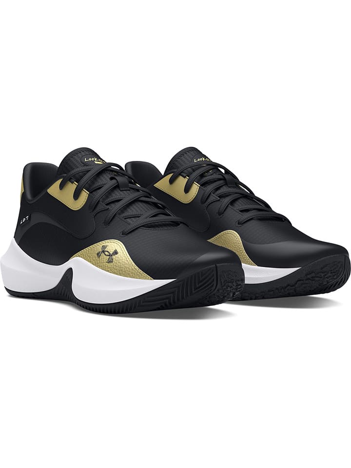 Under Armour Buty sportowe "Lockdown 7 Low" w kolorze złoto-czarnym rozmiar: 43