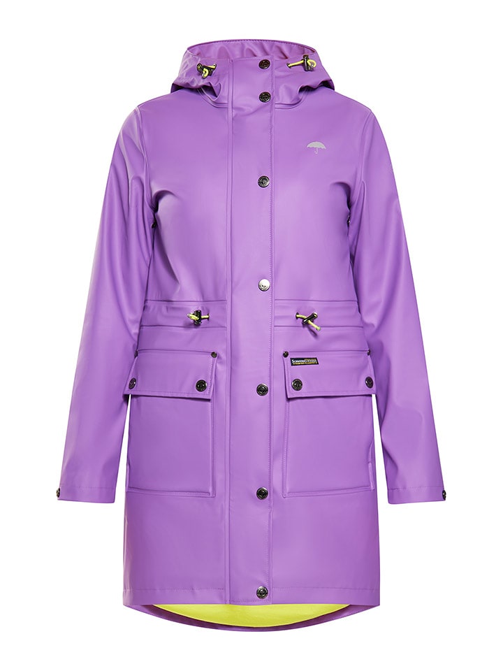 Schmuddelwedda Płaszcz przeciwdeszczowy w kolorze fioletowym rozmiar: XS