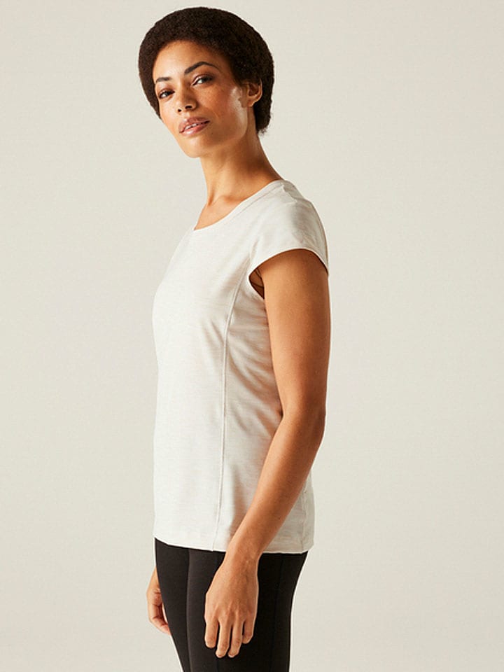 Regatta Koszulka funkcyjna "Hyperdimension II" w kolorze kremowym rozmiar: 44