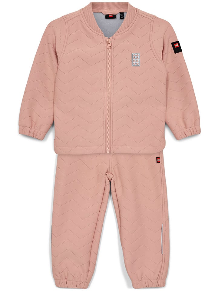 LEGO 2-częściowy zestaw odzieży termicznej w kolorze jasnoróżowym rozmiar: 134