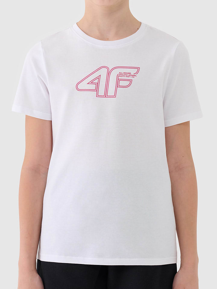 4F Koszulka w kolorze białym rozmiar: 164