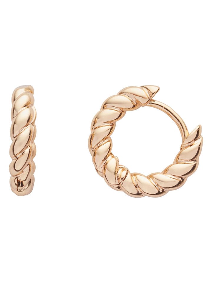 U.S. Polo Assn. Pozłacane kolczyki-kreole rozmiar: onesize