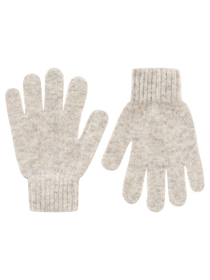 Zwillingsherz Kaszmirowe rękawiczki w kolorze jasnoszarym rozmiar: onesize