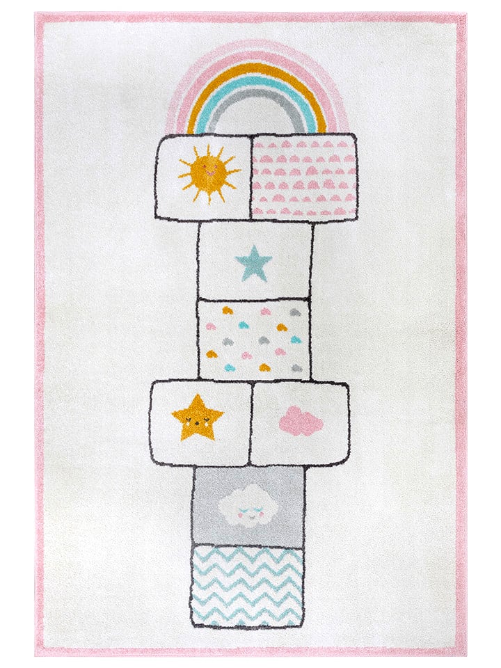 Hanse Home Dywan "Bouncy" w kolorze biało-jasnoróżowym rozmiar: 120x170 cm