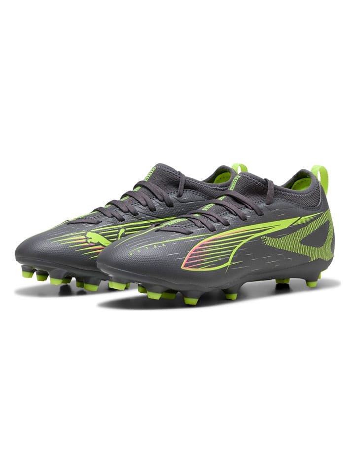 Puma Korki "ULTRA 5 MATCH FG/AG" w kolorze antracytowo-żółtym rozmiar: 38,5