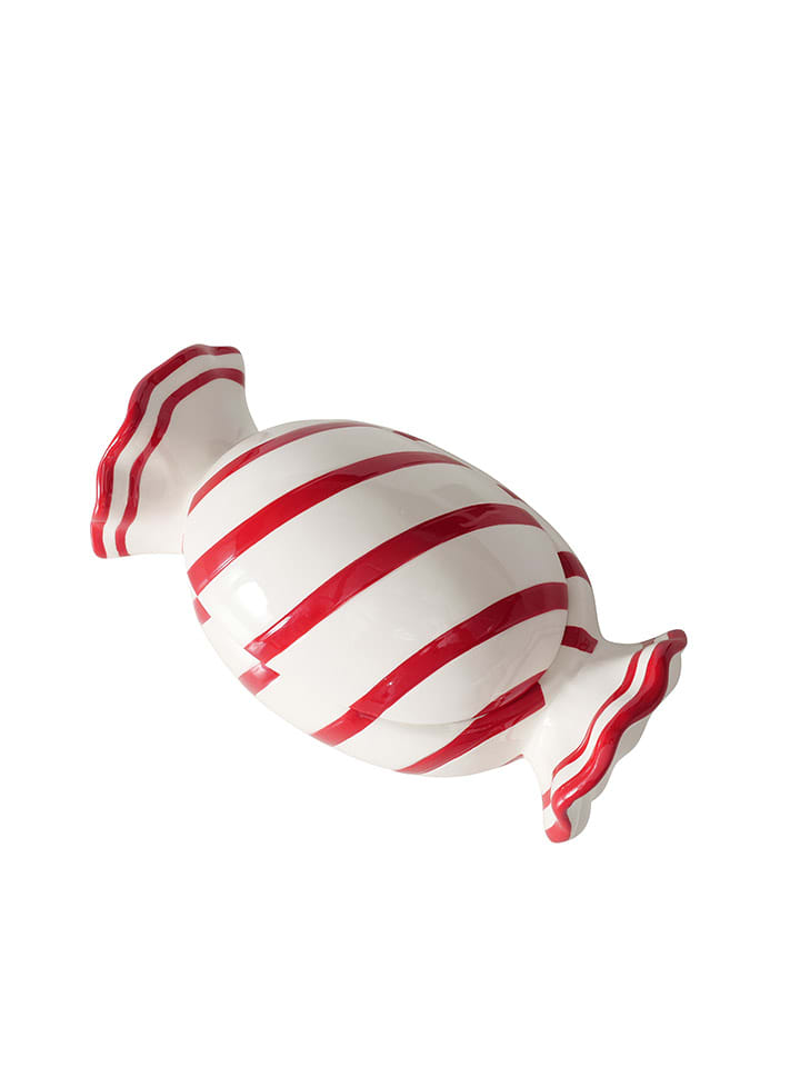 Boltze Pojemnik "Candie" w kolorze biało-czerwonym - 20 x 10 x 11 cm rozmiar: onesize
