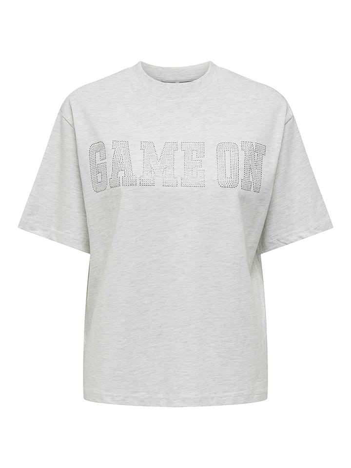 ONLY Koszulka w kolorze szarym rozmiar: L