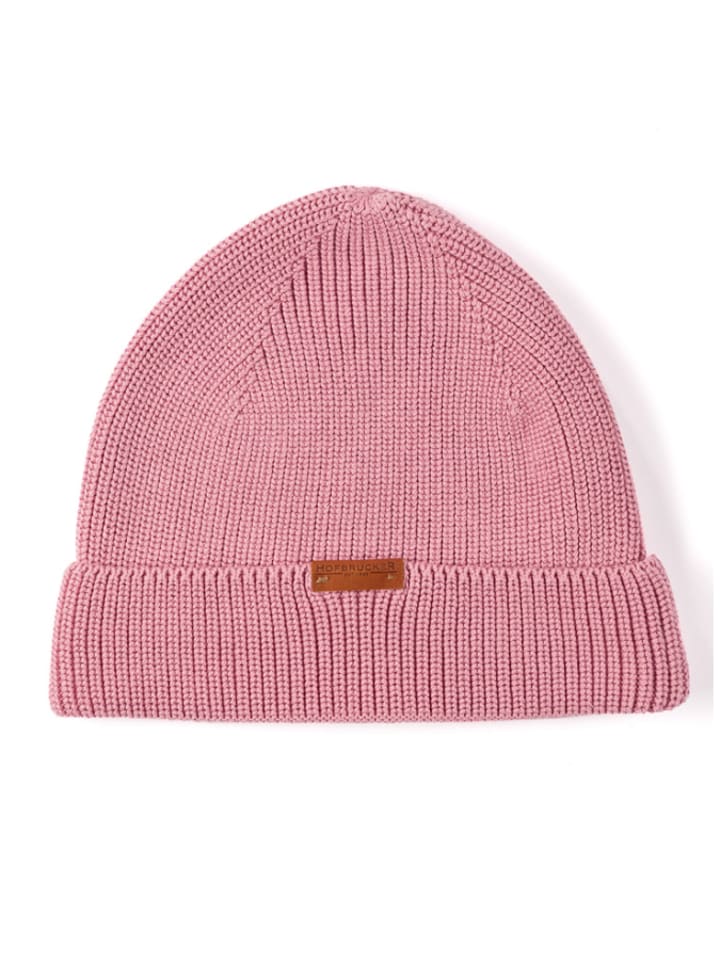 Hofbrucker Czapka beanie w kolorze jasnoróżowym rozmiar: onesize