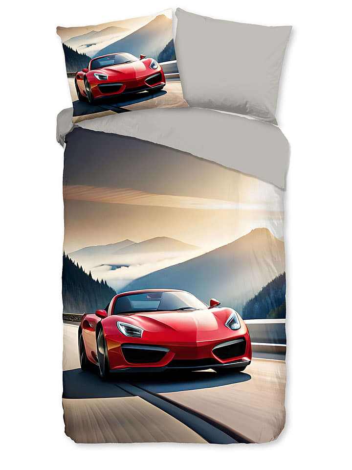 Good Morning Komplet pościeli "Cabrio" ze wzorem rozmiar: 140x220 cm