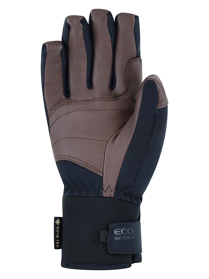 Roeckl SPORTS Rękawiczki narciarskie "Camurac GTX" w kolorze brązowo-czarnym rozmiar: 8