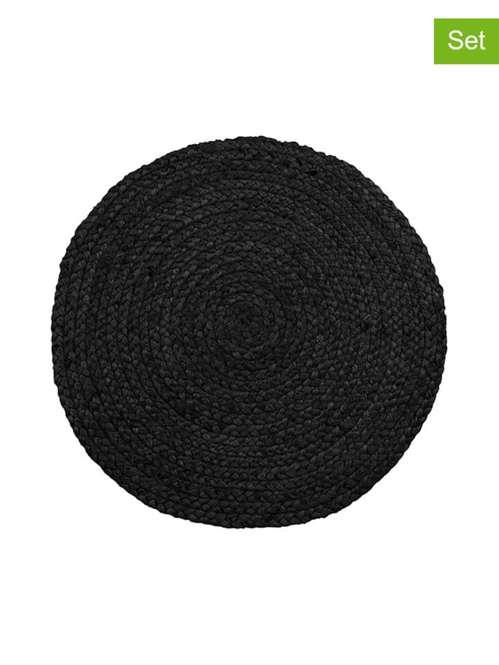 House Nordic Podkładka (4 szt.) w kolorze ciemnoszarym - Ø 38 cm rozmiar: onesize