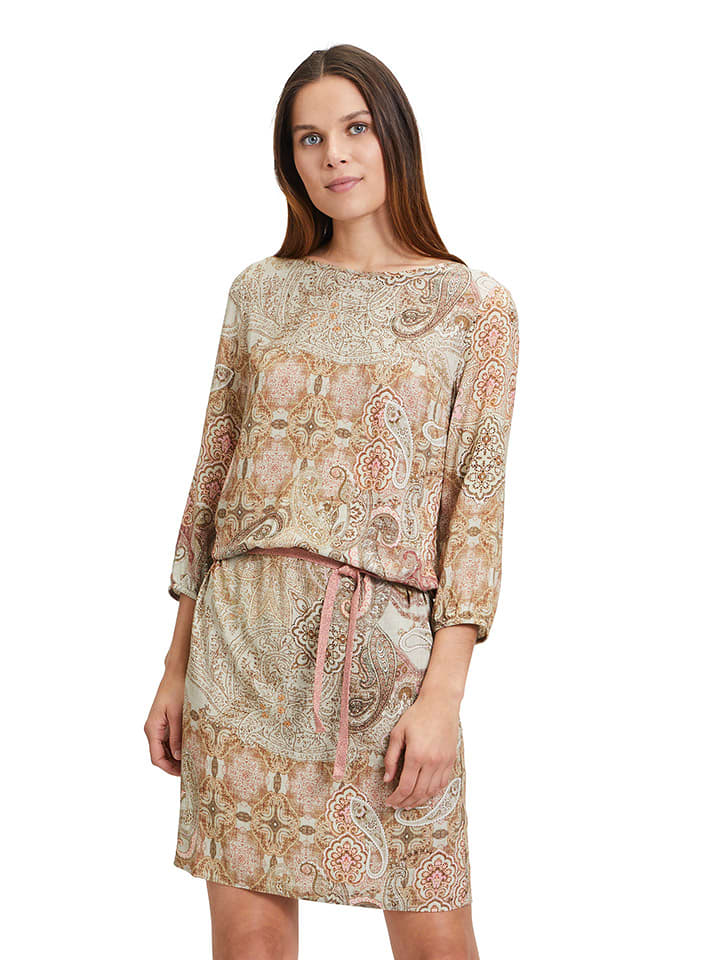 CARTOON Sukienka w kolorze beżowym rozmiar: 38