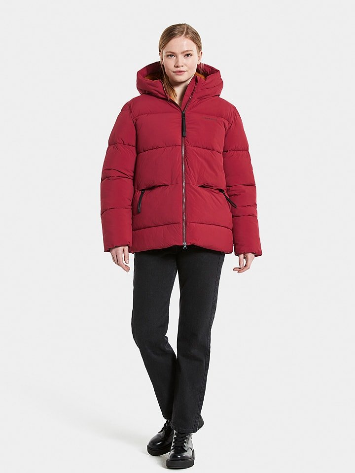 Didriksons Kurtka pikowana "Nomi" w kolorze czerwonym rozmiar: 36/38