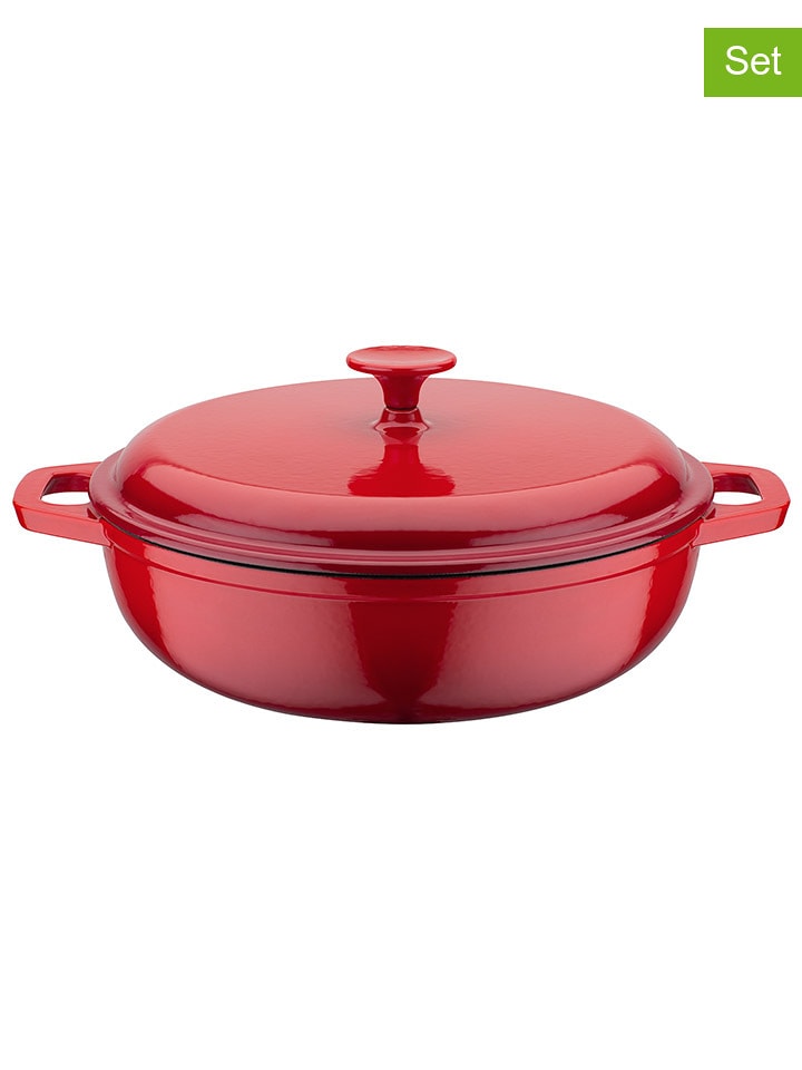 GSW 2-częściowy zestaw "Red Shadow" w kolorze czerwonym - Ø 30 cm rozmiar: onesize