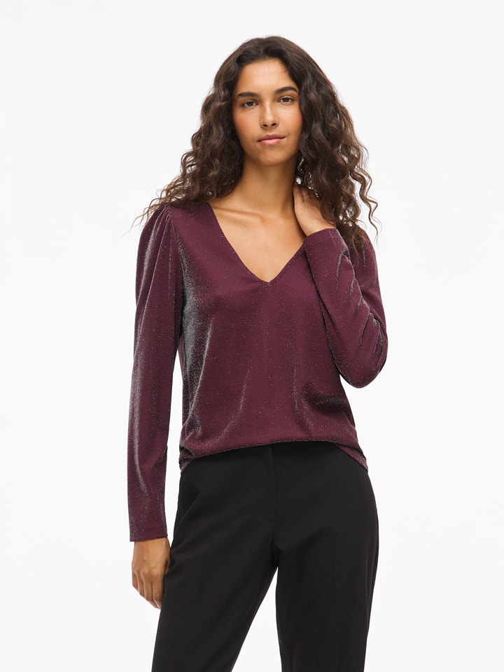 Vila Koszulka "Vieleinas" w kolorze bordowym rozmiar: XL