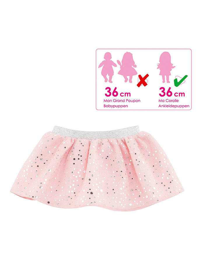 Corolle Ubranko "Corolle MC Party Rock" w kolorze jasnoróżowym dla lalek - 4+ rozmiar: onesize