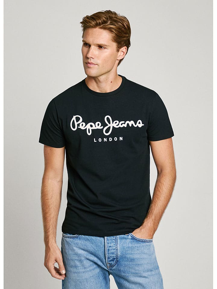 Pepe Jeans Koszulka w kolorze czarnym rozmiar: XXL