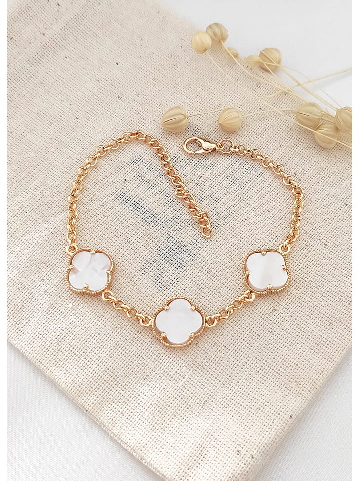 atelier MIU Pozłacana bransoletka z masą perłową rozmiar: onesize