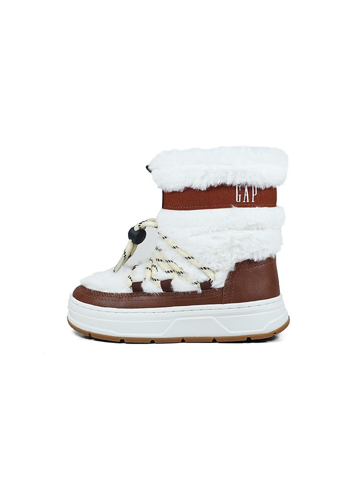 GAP Botki "Paradise High" w kolorze biało-bordowym rozmiar: 31