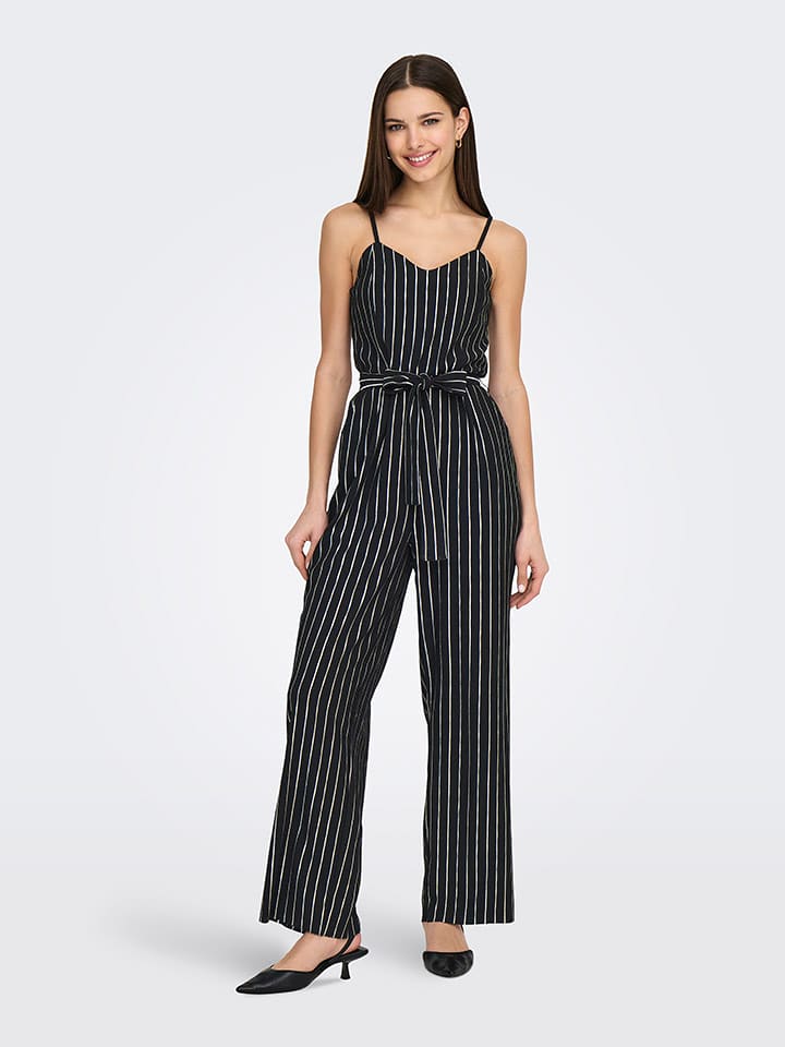 ONLY Kombinezon w kolorze czarno-białym rozmiar: L