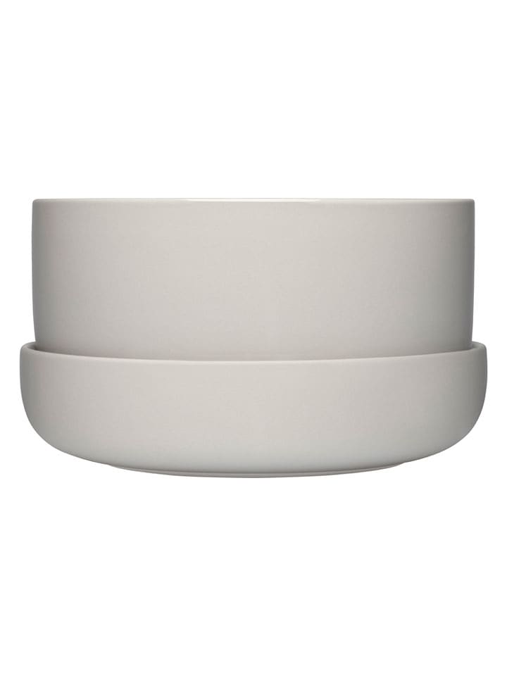 iittala Doniczka "Nappula" w kolorze szarym - wys. 13 x Ø 24 cm rozmiar: onesize