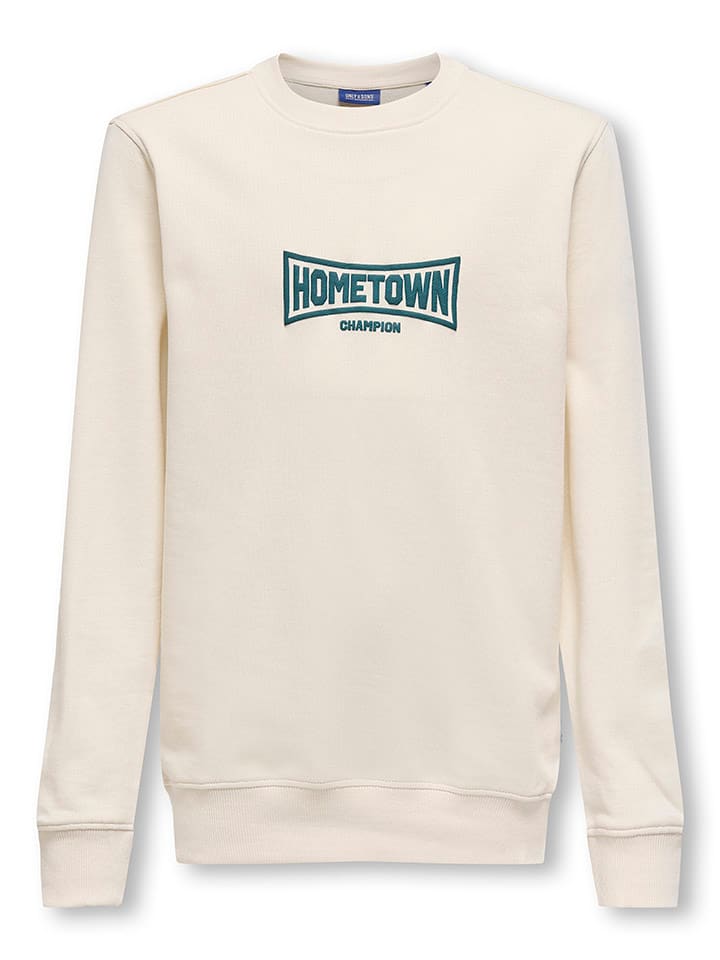 Only&Sons Bluza "Varsity" w kolorze beżowym rozmiar: 122/128