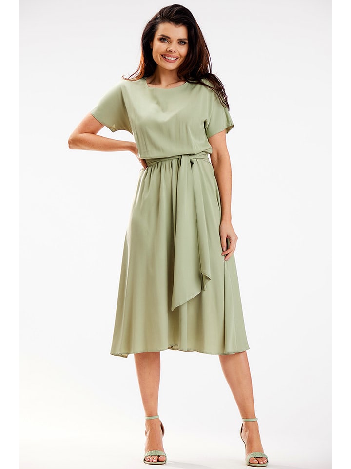 Awama Sukienka w kolorze khaki rozmiar: XL