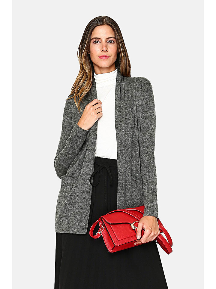 ASSUILI Kardigan w kolorze szarym rozmiar: 40