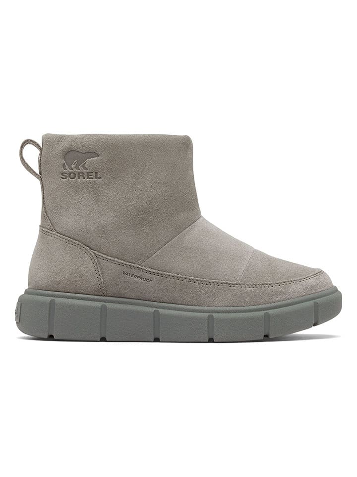 Sorel Skórzane botki "Explorer III" w kolorze szarym rozmiar: 39