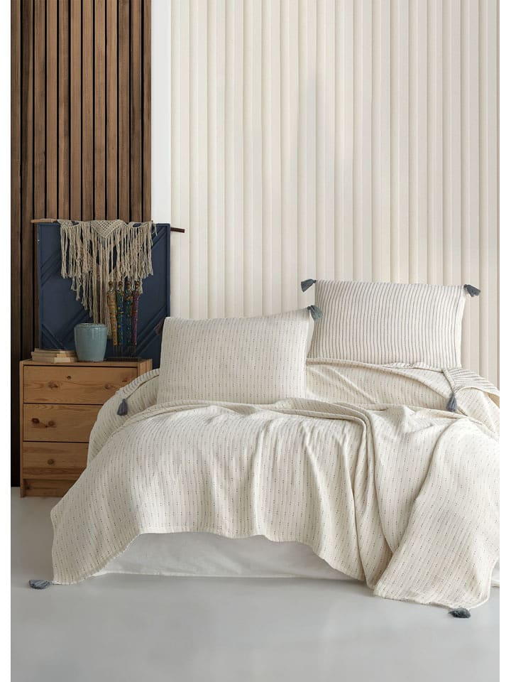 Mijolnir 3-częściowy zestaw "Hermes" w kolorze kremowo-antracytowym rozmiar: 240x260 cm