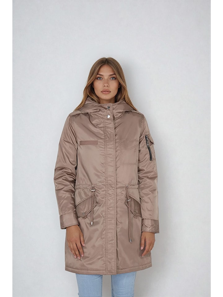 Steve Madden Parka w kolorze beżowym rozmiar: S