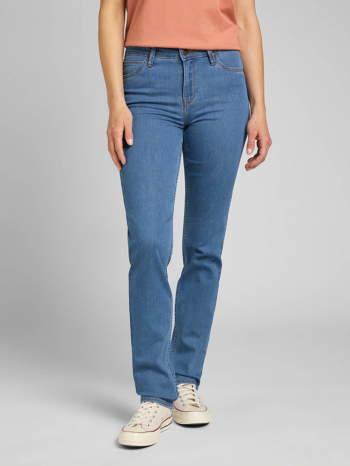 Lee Dżinsy "Marion" - Regular fit - w kolorze błękitnym rozmiar: W27/L33