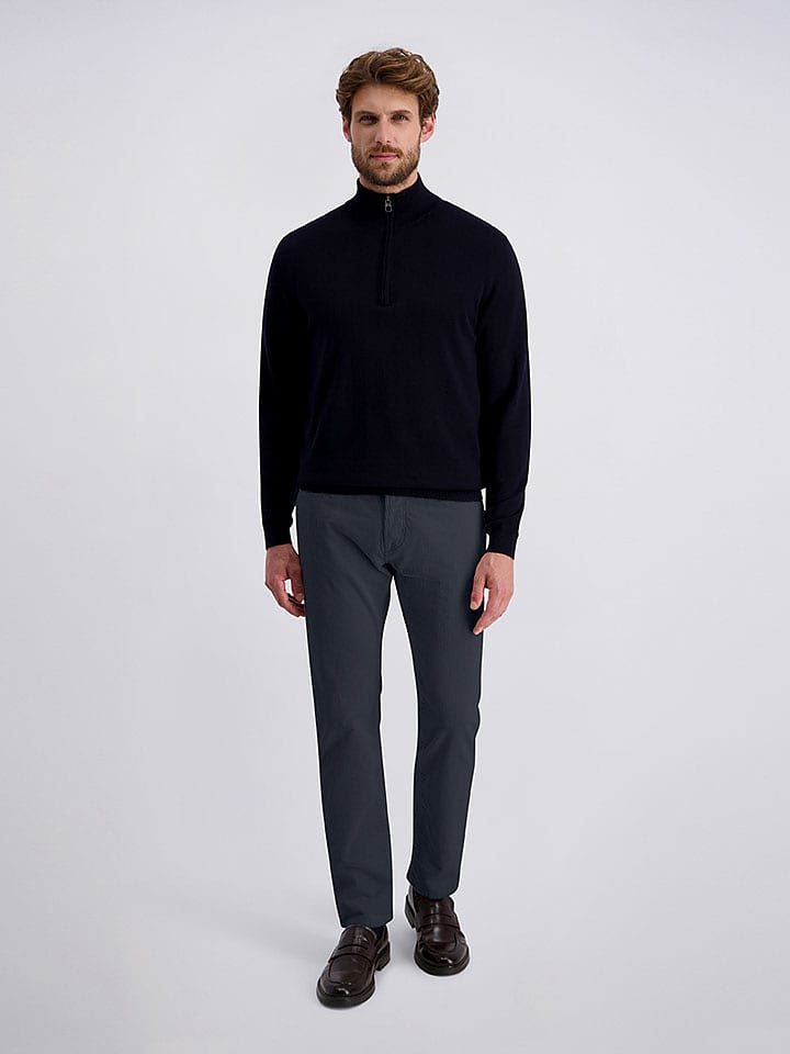 Pierre Cardin Spodnie sztruksowe "Laval" w kolorze granatowym rozmiar: W33/L30