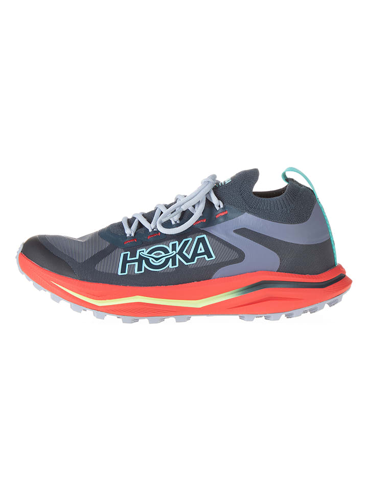 HOKA ONE ONE Buty "Zinal 2" w kolorze antracytowo-czerwonym do biegania rozmiar: 44