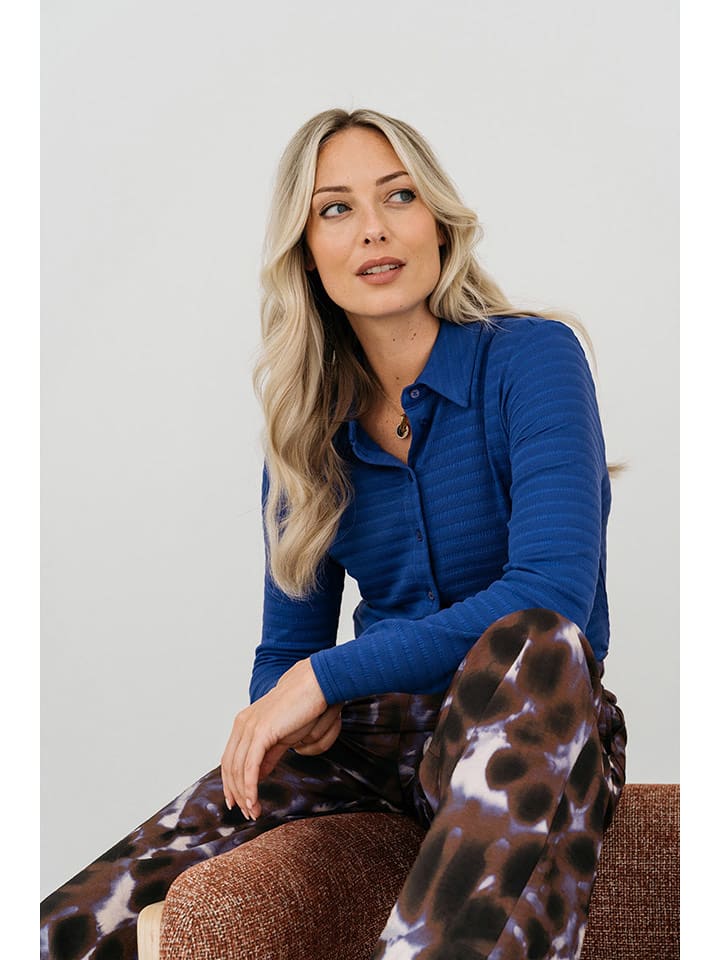 &Co Woman Bluzka "Lotte" w kolorze niebieskim rozmiar: XL