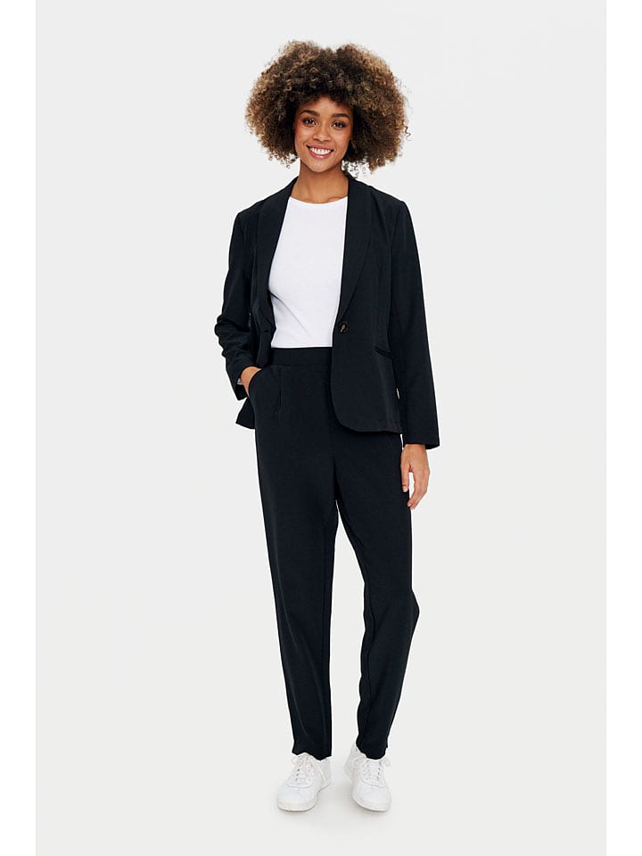 SAINT TROPEZ Spodnie w kolorze czarnym rozmiar: XL