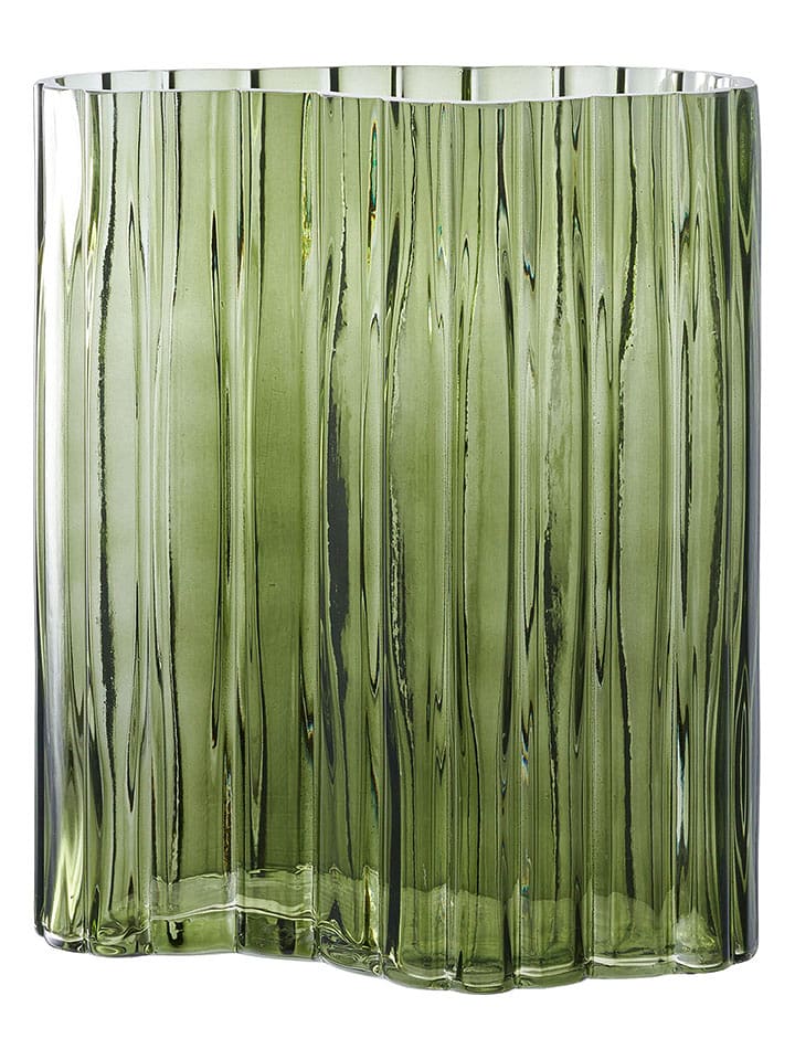 House Nordic Wazon w kolorze zielonym - 21 x 26,5 x 12 cm rozmiar: onesize